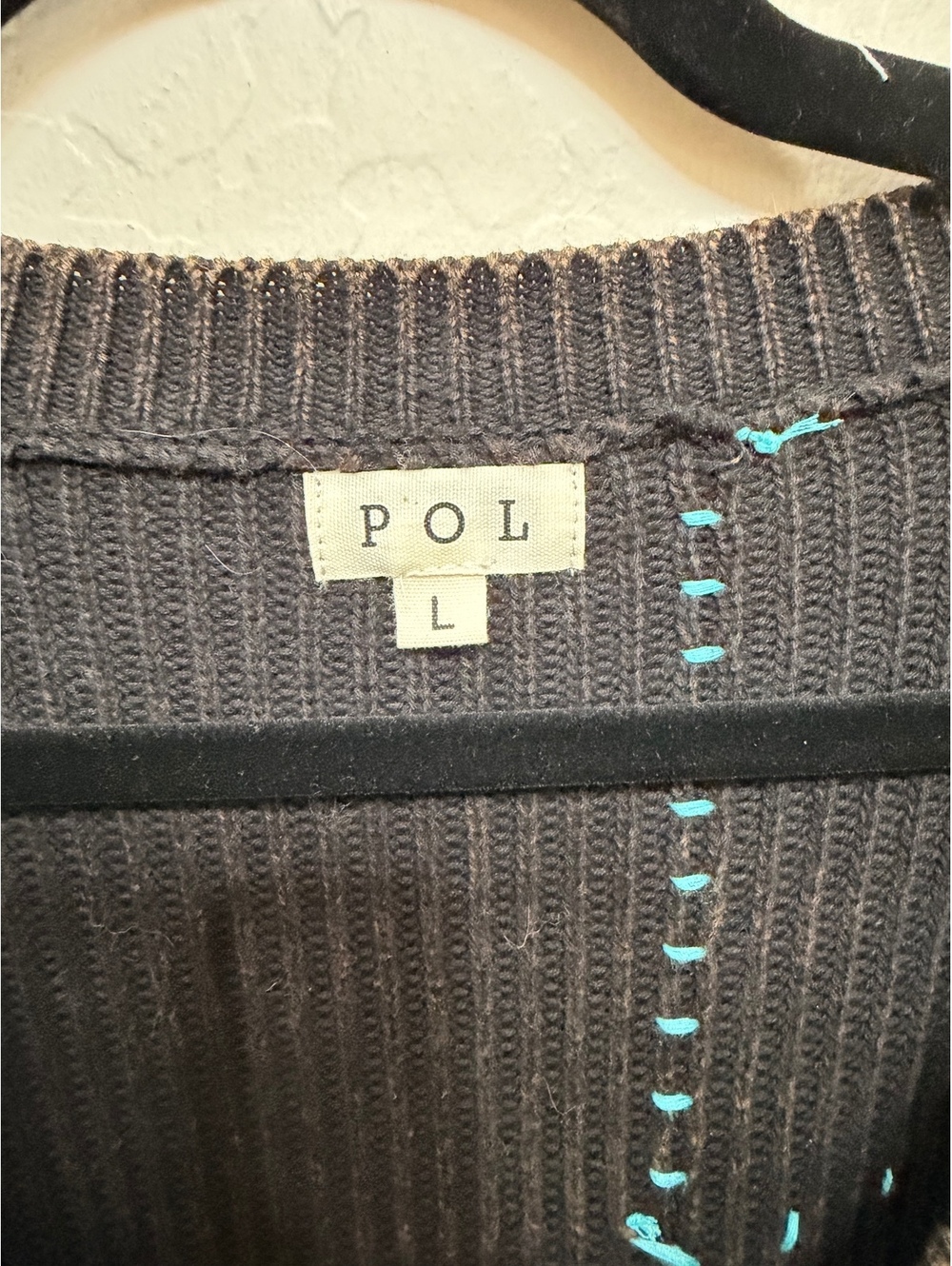 POL Patchwork Knit Cardigan - Picture 3 of 6